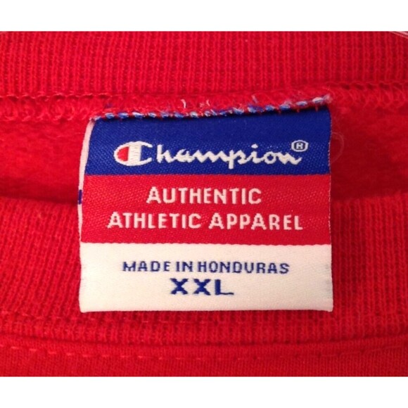 Vtg St Johns University Sweatshirt Mn 2XL Red Crewneck Oversized Grunge 90s Y2K - Picture 9 of 11